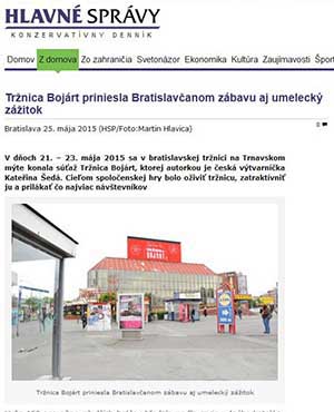 Tržnica Bojárt priniesla Bratislavčanom zábavu aj umelecký zážitok
